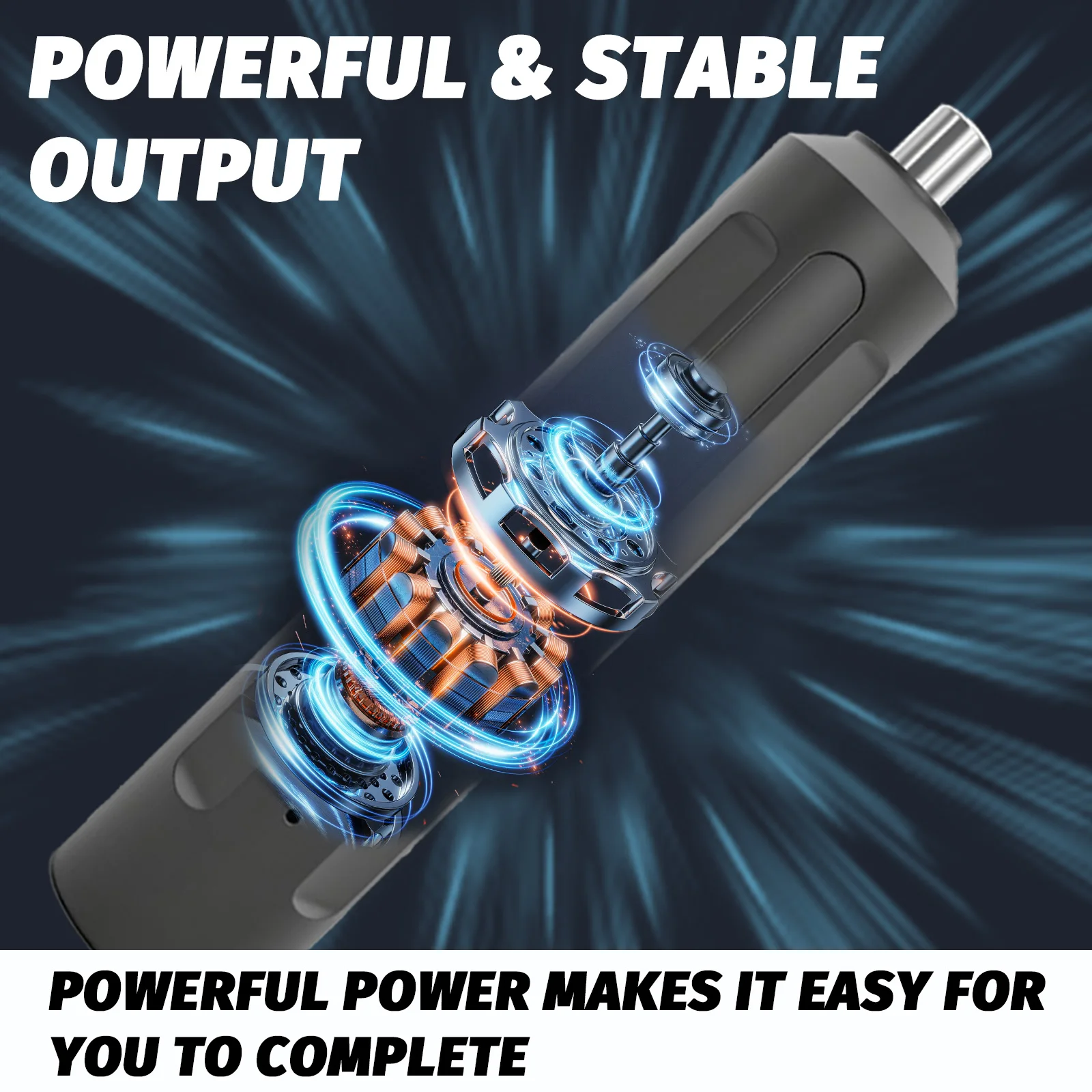 Lightweight, Portable Electric Screwdriver Set,  Cordless Lithium Kit,  USB Rechargeable,Power Tool for Home Repair, Furniture Assembly, DIY Projects