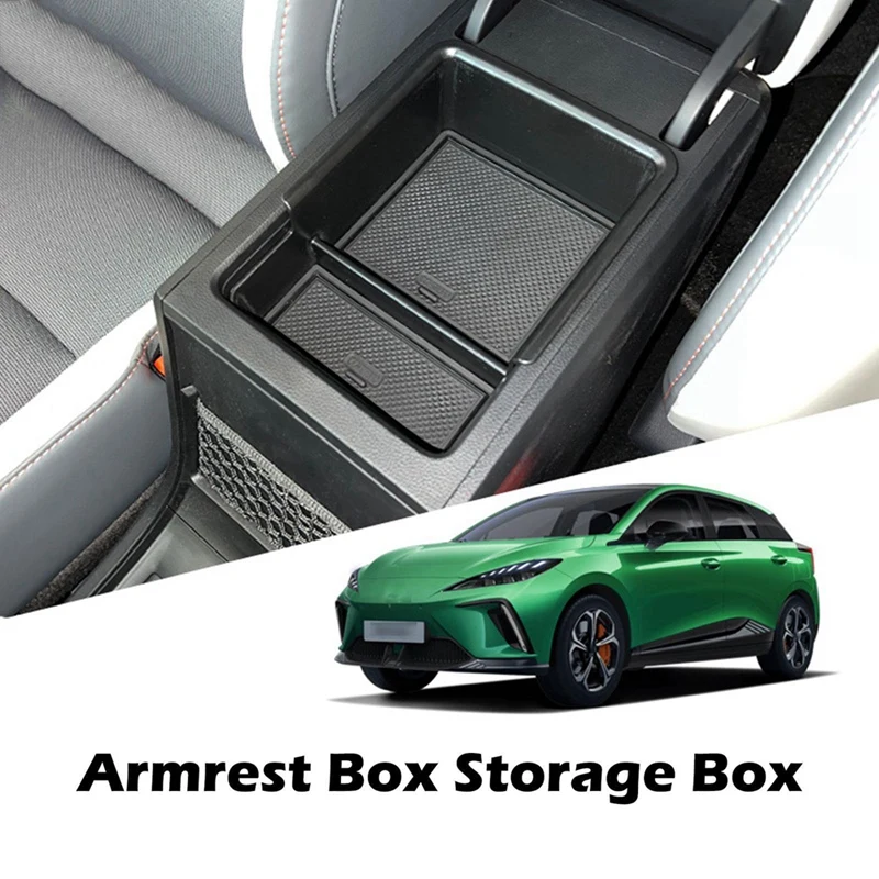 Car Central Armrest Storage Box For MG 4 MG4 EV Mulan 2023 Center Console Organizer Containers Tray Accessories Component