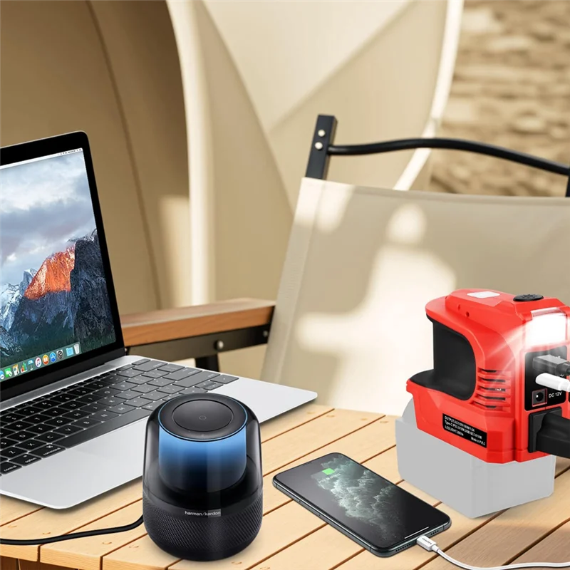 

Прецизионный инвертор мощности 180 Вт для Milwauke M-18 18 В, аккумулятор постоянного тока 18 В в переменный ток 110–120 В, инвертор с 2 розетками USB и переменного тока, США Plu