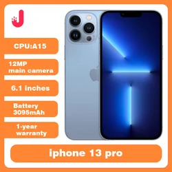 Unlocked  iPhone 13 Pro 128GB/256GB ROM Smartphone A15 Face ID 6.1