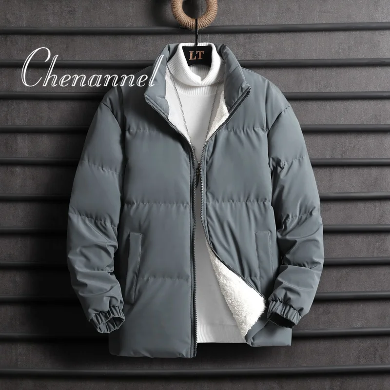 남성용 가을 겨울 솜 패딩 재킷 두꺼운 플리스 트렌디 루즈핏 다용도 바지