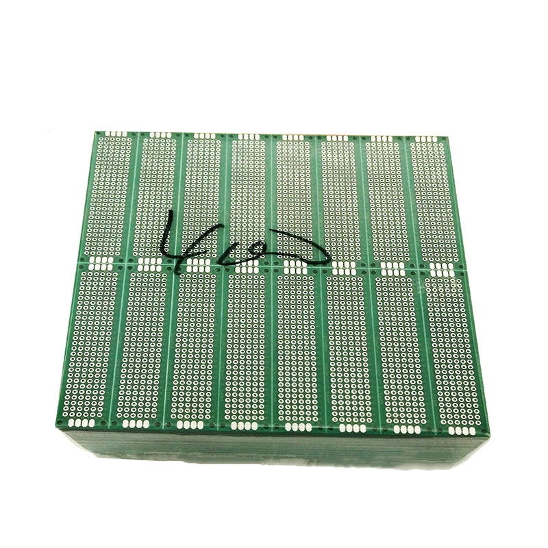 6PCS 2*8CM double-sided spray tin universal board 2.54MM pitch universal circuit board experimental test board hole board