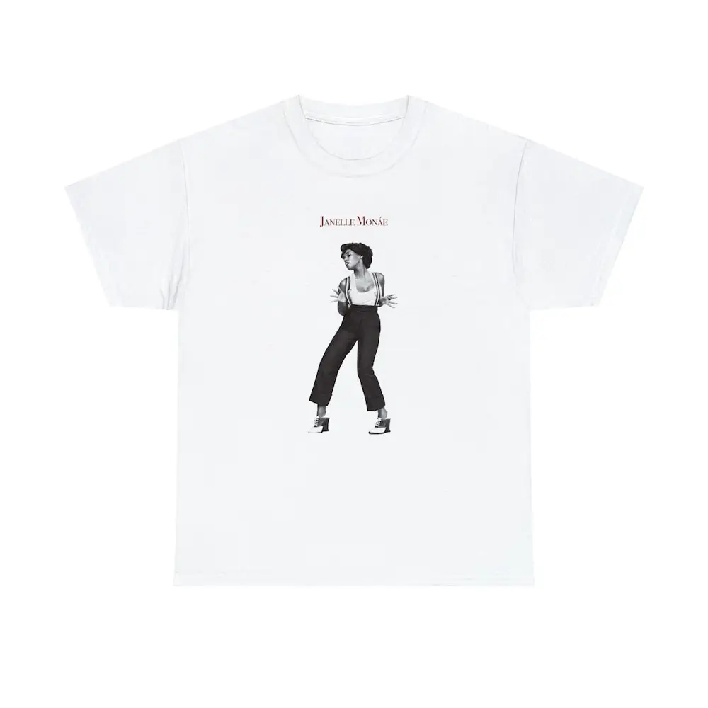 Janelle Monáe T Shirt The Age Of Pleasure Tour Merch Vintage Aesthetic Best Fan Festival Concert Portrait Artwork New Album