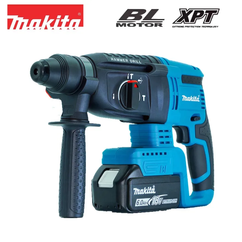 

Makita Original 24MM Cordless Rotary Hammer Brushless Electric Drill 18V Lithium Battery Wireless Hammer Makita 18v Power Tools