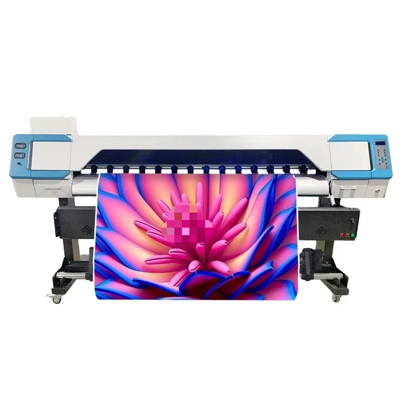 High Resolution 1.8m Inkjet Film Photo Image Graphic Digital Printing Printer with 2 Pcs I3200