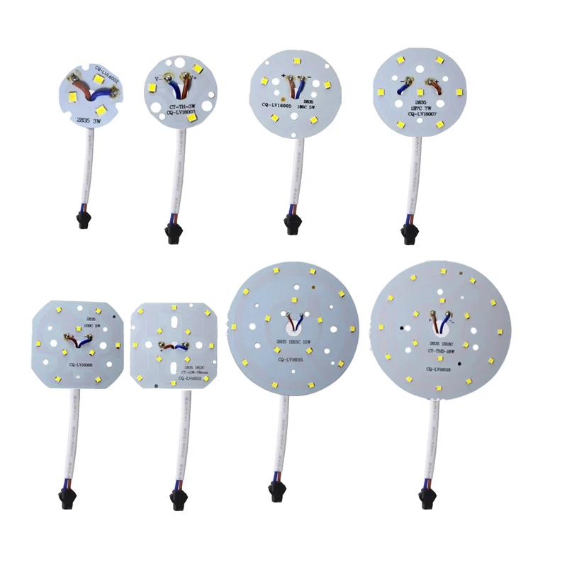 

3W/5W/7W/9W/12W/15W/18W 2835 LED Light Source Board Ceiling Spotlight Downlight Track Light Chips