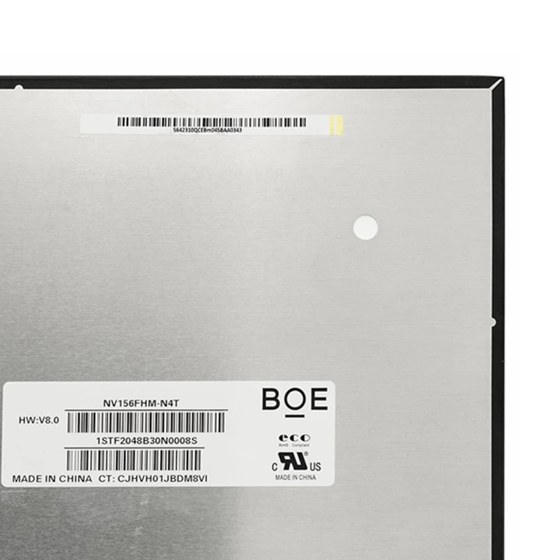 Imagem -03 - Tela do Portátil Nv156fhm-n4t Nv156fhm N4h Fit N156hca-e5a E5b Nv156fhm-n63 Painel de Exibição Lcd Matriz Fhd 1920x1080 30pin Edp Nv156fhm-n4t