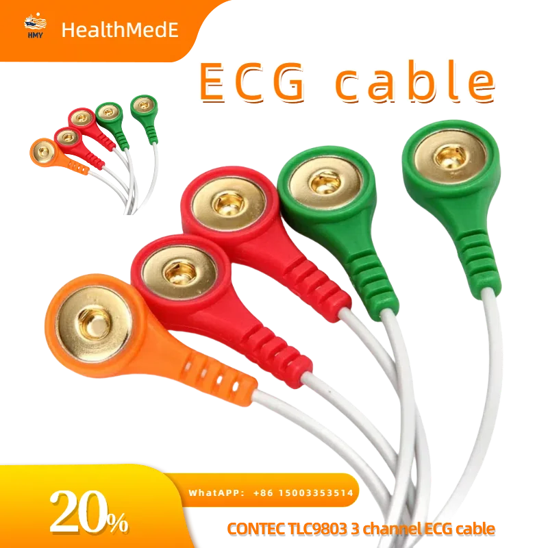 CONTEC 5-wire ECG cable for 3-channel ECG cable TLC9803