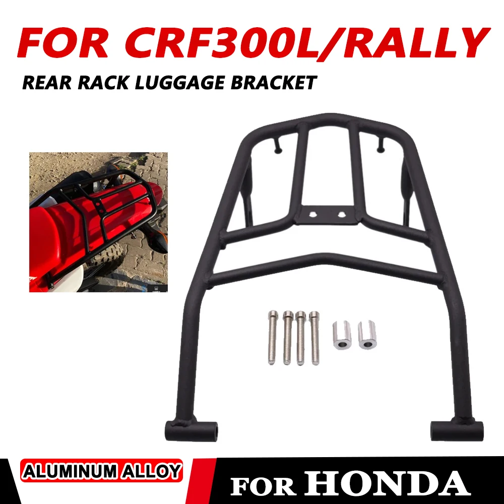 Rear Rack Luggage Bracket Seat Shelf Cargo Box for Honda CRF300L CRF300 Rally CRF 300L 2021 2022 2023 Motorcycle Accessories