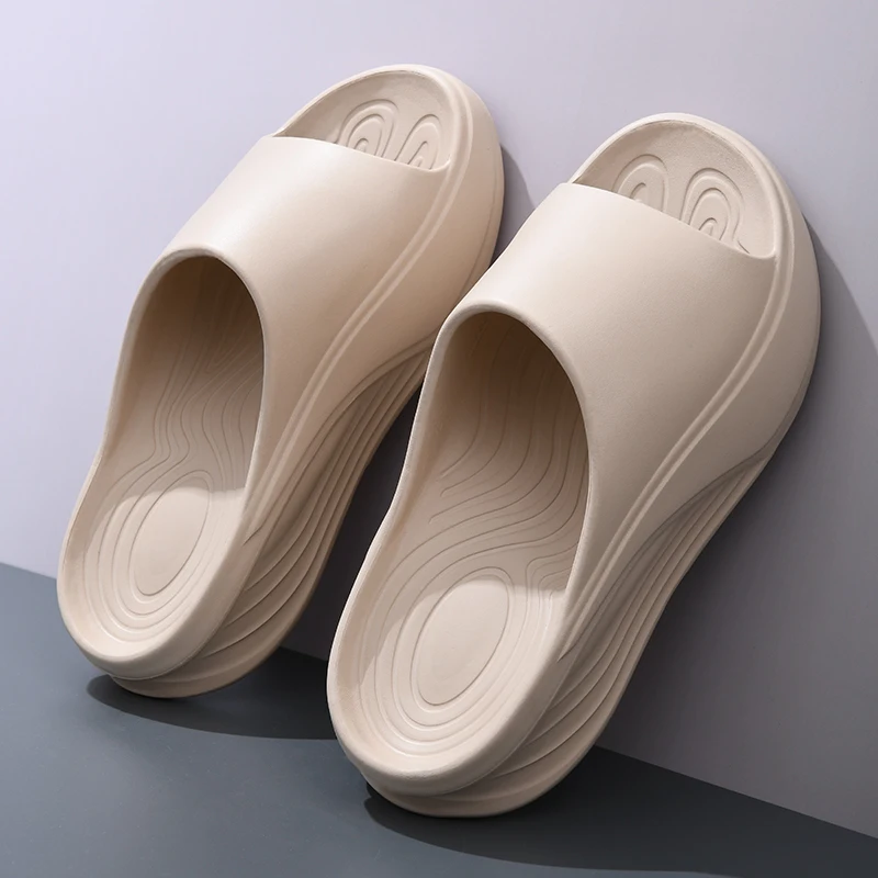 Neue Sommer-Flip-Flops für Herren, Outdoor, dicke Sohle, rutschfest, Sport, trendig, Waten, verschleißfest, Strand-Hausschuhe – Detail 6