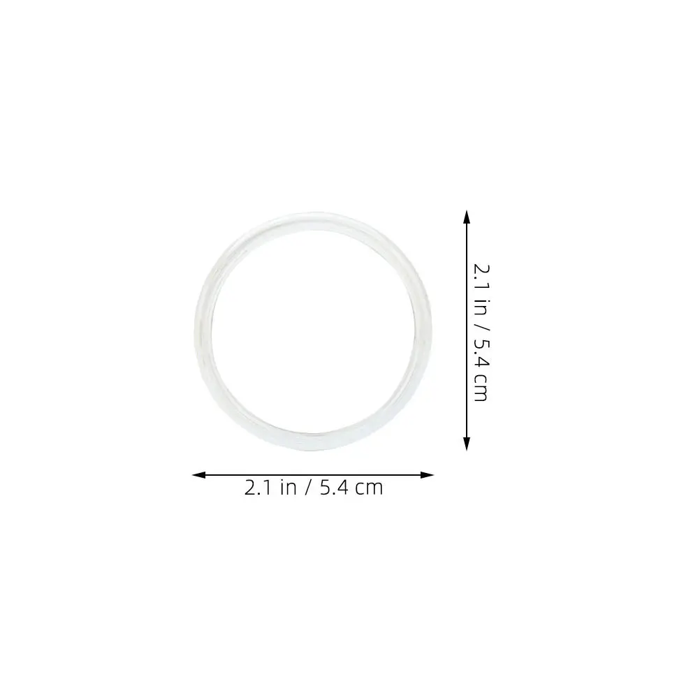 40Pcs Transparent Disc Rings for Planners Documents Binding Disc Loose Leaf Binder Discs Book Binding Expansion Discs Planner