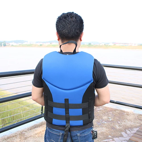 Imagen 2 del producto Chaleco de esquí acuático para pesca, flotabilidad, canotaje, esquí, conducción, hebilla de seguridad ligera, espuma flotante para surf, velero, remo