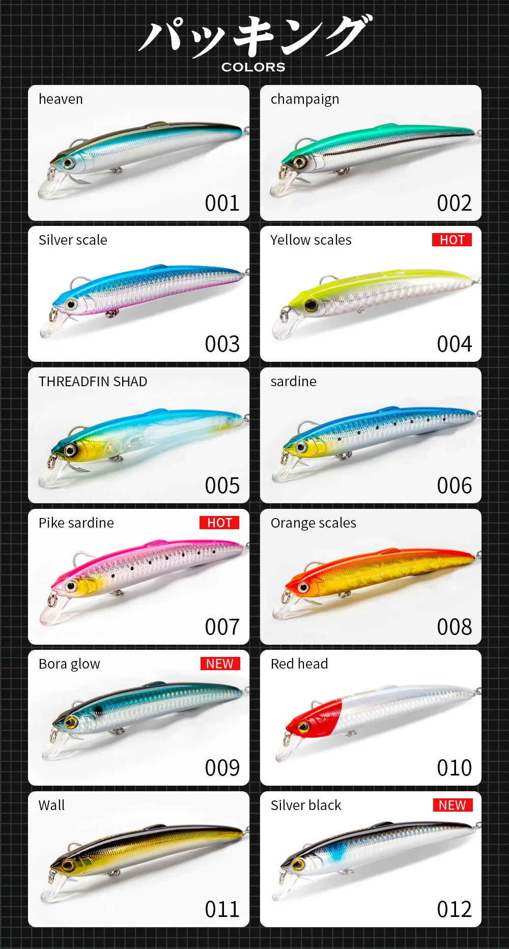 Hunthouse Saruna Minnow Köder Schwimmender Jerkbait 90/125/147mm Wobbler Harter Köder zum Angeln auf Wolfsbarsch Salzwasser Hecht Angelzubehör – Detail 10