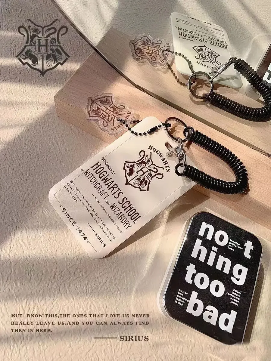 حامل بطاقات هاري بوتر من سلسلة HAPPY - حافظة واقية لبطاقة الوجبات/بطاقة العبور/بطاقة الهوية/بطاقة الوصول لبطاقة الوصول