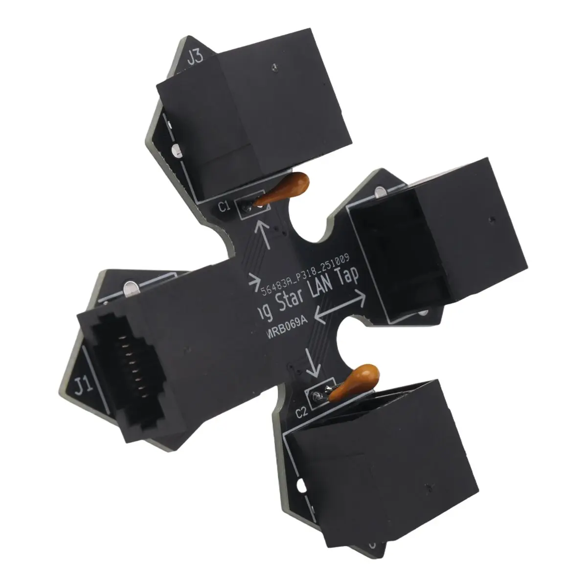 ABGN Throwing Star LAN Tap Network Packet Capture Module Replica Monitoring Ethernet Communication Passive Ethernet