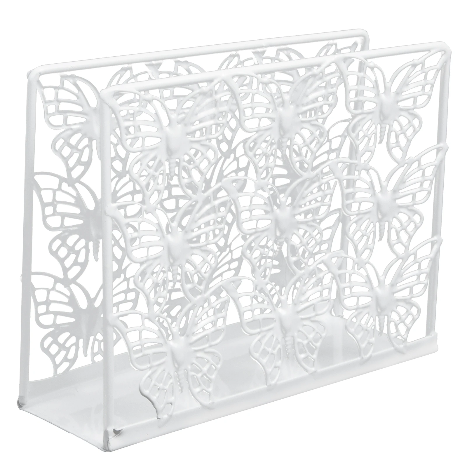 

Napkin Holder Safe Long Use Wear resistant Break Compact Size Space Saving Elegant Flat Table Decorative