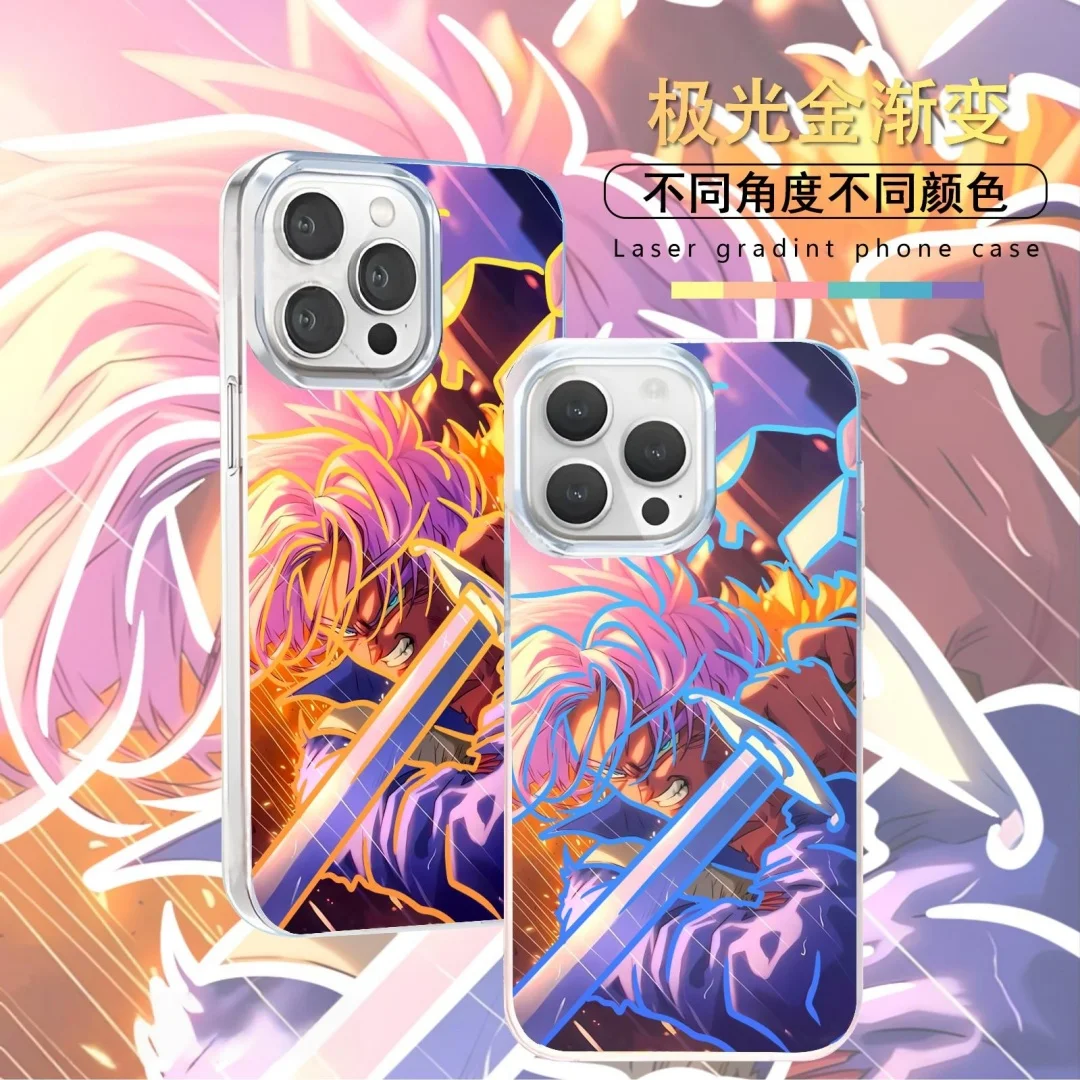 Оригинальный чехол для телефона Dragon Ball Trunks Torankusu для Apple iPhone 11 12 13 14 15 16 17 Pro Max Plus, противоударный чехол с изображением аниме Aurora