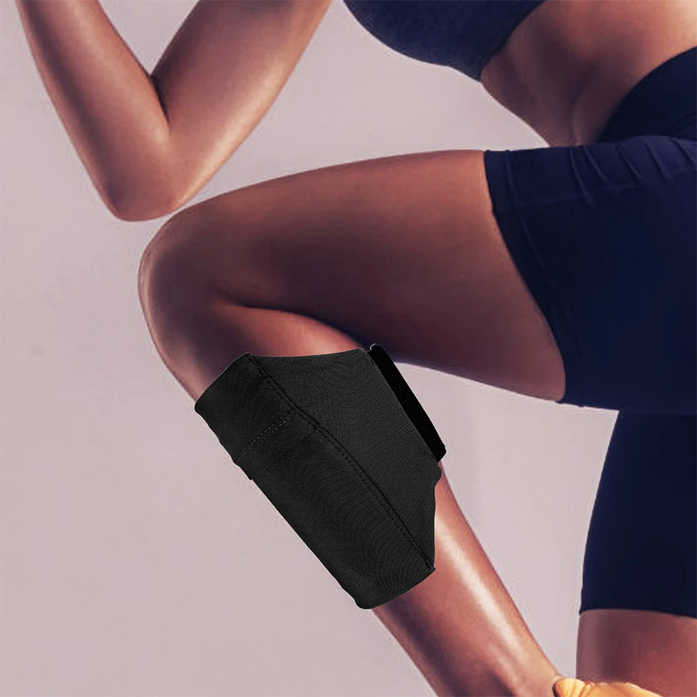 

2 Pcs Phone Bag 5 7 5 Inch Mobile Holder Adjustable Size Non Slip Ankle Wallet Fitness Leg Strap Pouch Secure Elastic Band