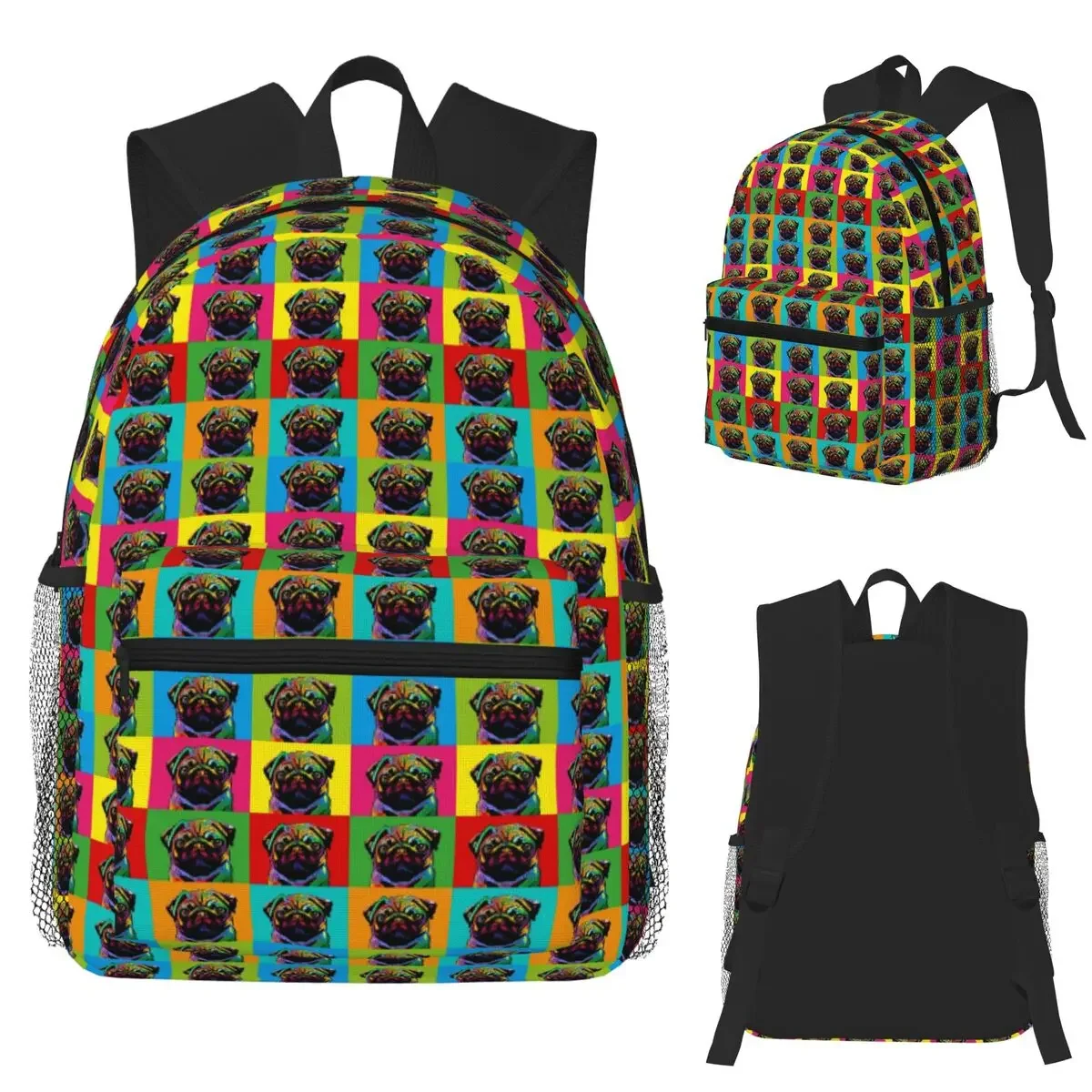 

Cute Dog Student Backpack School Bag Hiking Travel Daypack for Boys Girls Fashion Bookbag Shoulder Bags