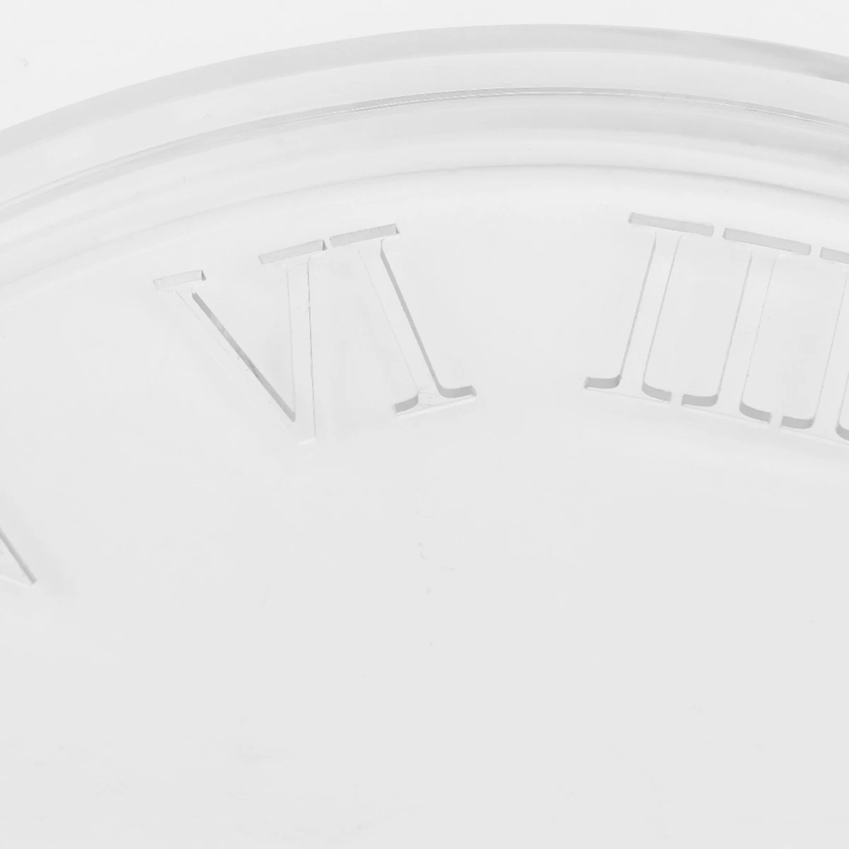

1 Set Diy Silicone Mold Wall Clock Mold Roman Numerals -Friendly Craft Gift Jewelry Making Tools Transparent Reusable