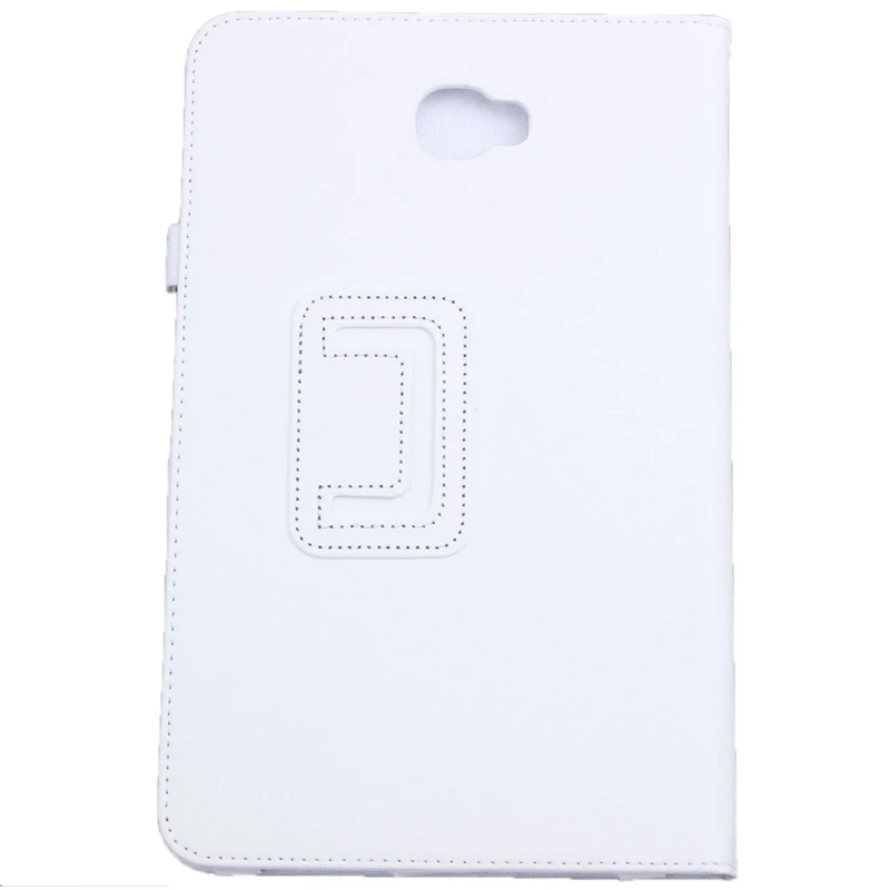 Capa flip de couro para Samsung Galaxy Tab A 10,1 polegadas /T580 branca