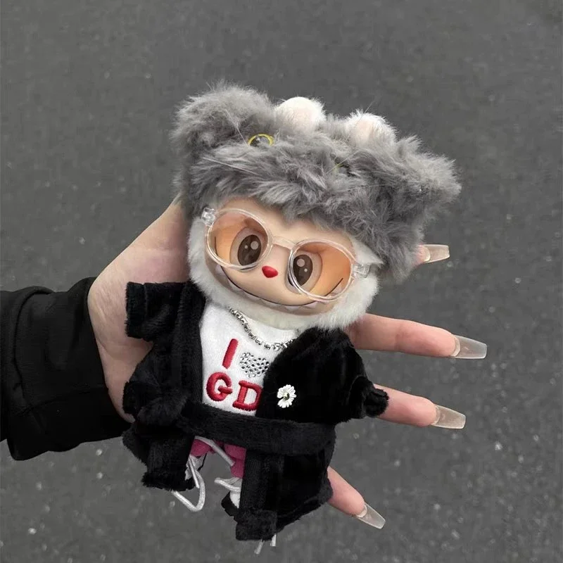 

Подходит для 17 см Labubu V1 V2 V3, комплект одежды, корейский идол, концертная кукла, аксессуары для одежды, игрушка, фанат, подарки