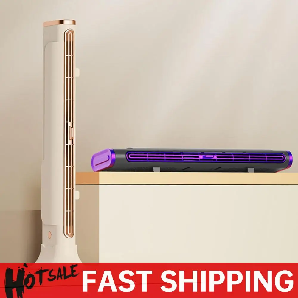 

Desktop Fan Adjustable Vents Bladeless Fan Space-Saving Air Condition Fan for Bedroom Home Office Room
