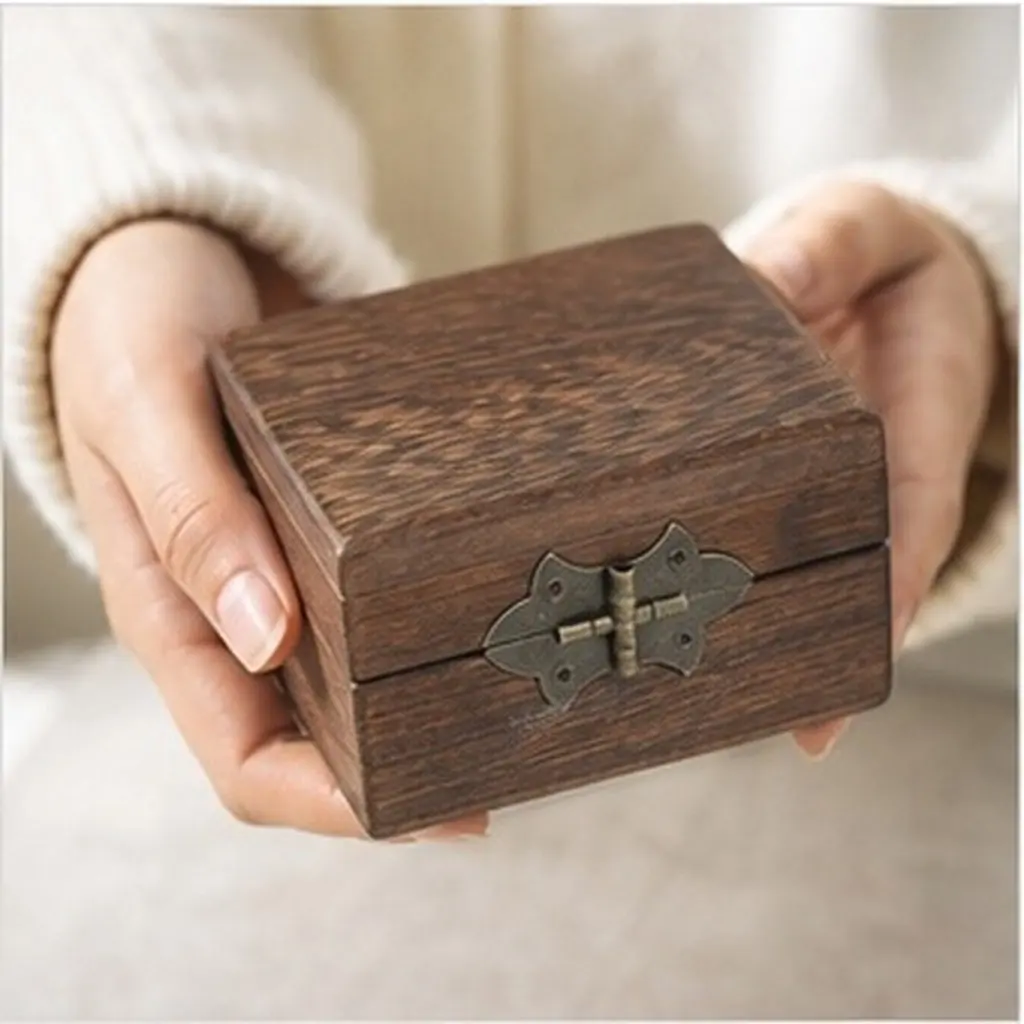 4Pcs Five Metal Hinges Small Jewelry Box Hinges Vintage Cabinet Door Hinge Replacement for Wooden Boxes Chest Case