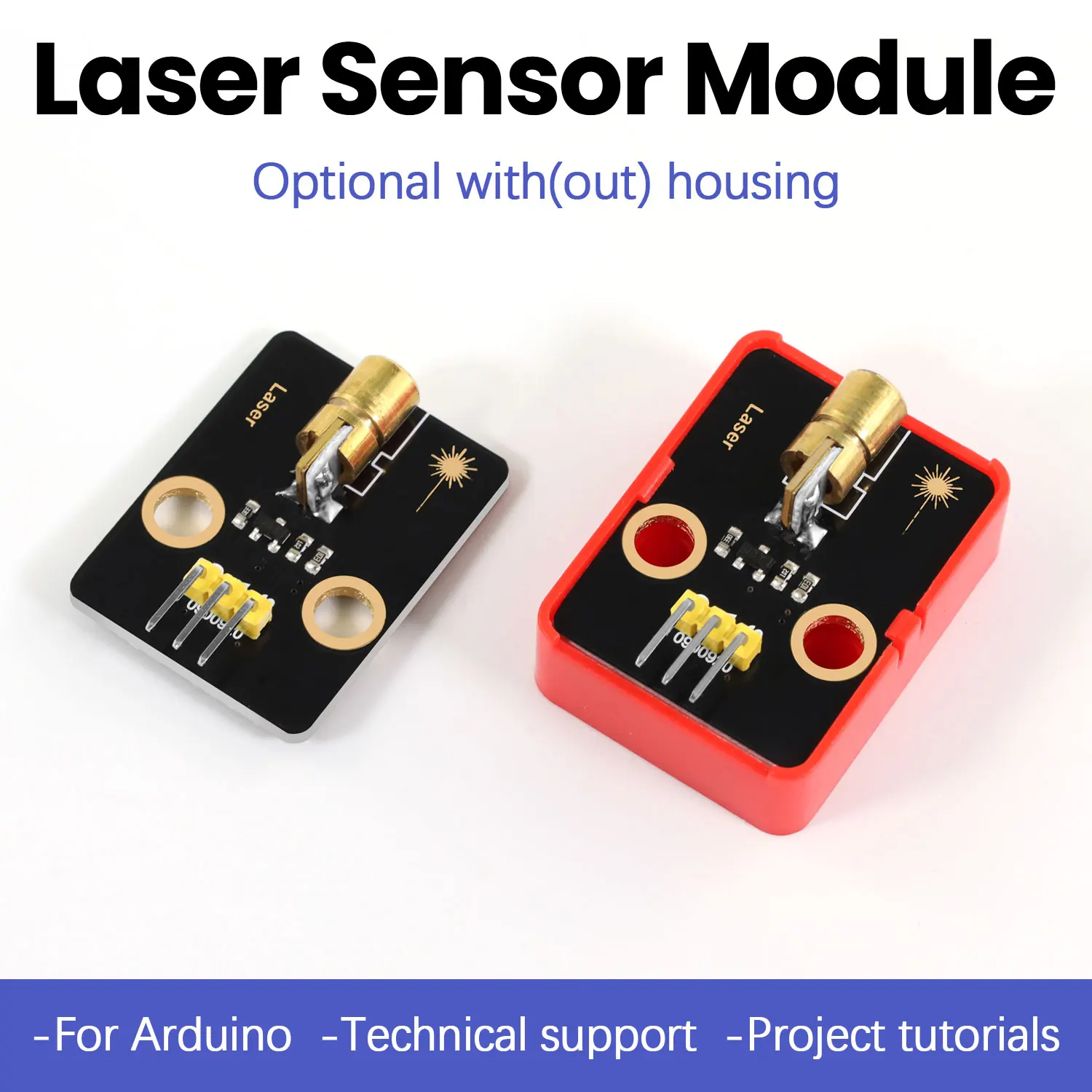Keyestudio Laser Sensor Module Compatible With Lego Blocks For Arduino/Raspberry Pi Projects DIY Electronic Building Blocks