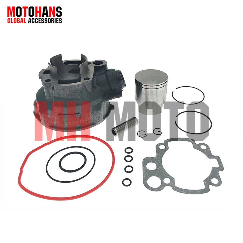 49MM BORE CYLINDER KIT MOTORCYCLE PARTS FOR 50CC APRILIA CLASSIC 92-99 EUROPA 91-92 PEGASO 92-94 RS 50 91-98 RX 3 - 5 MARCE91-94