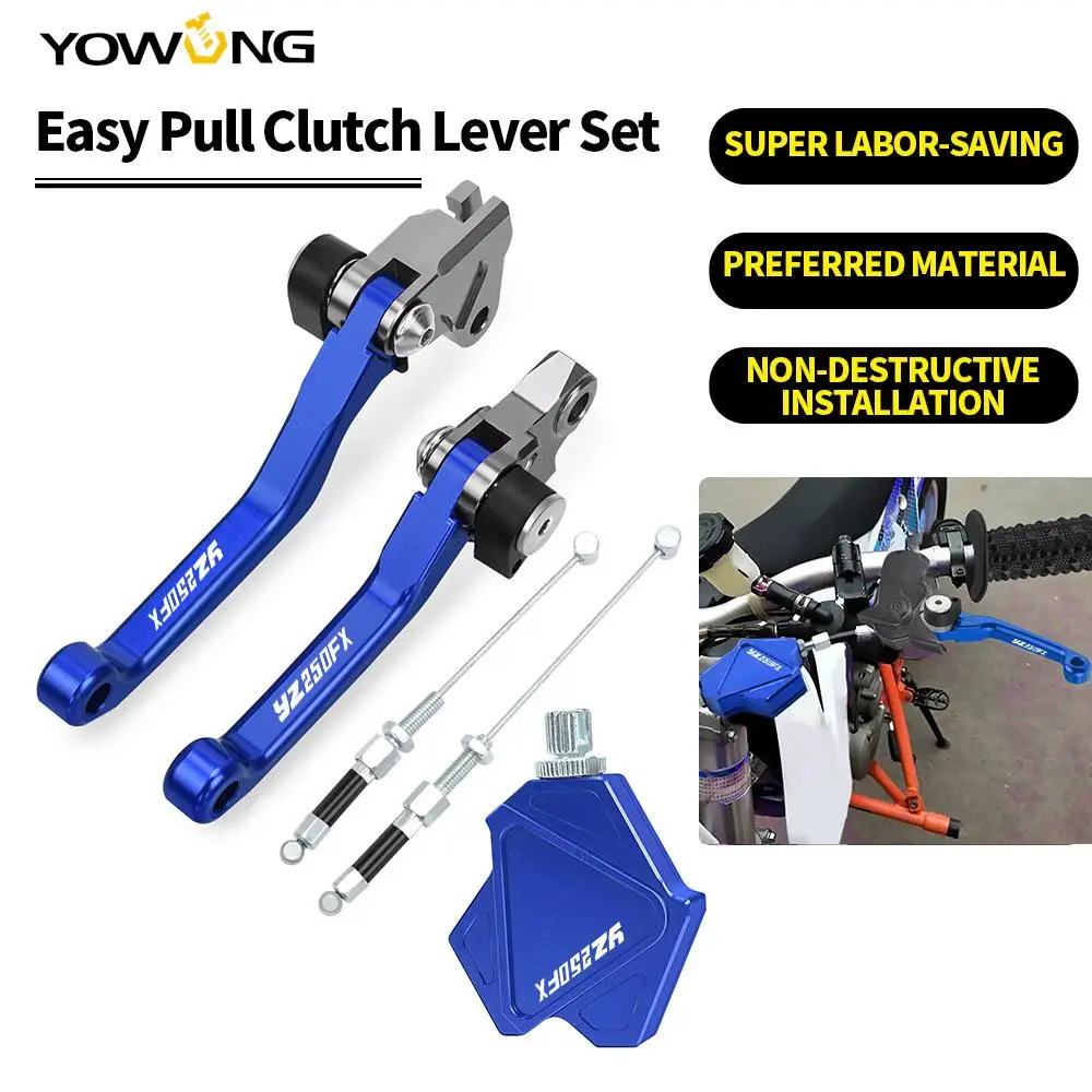 

Motorcycle Accessories Aluminum Easy Pull Clutch Lever System Brake Clutch Lever For YAMAHA YZ250FX YZ 250FX 2015 2016 2017 2018