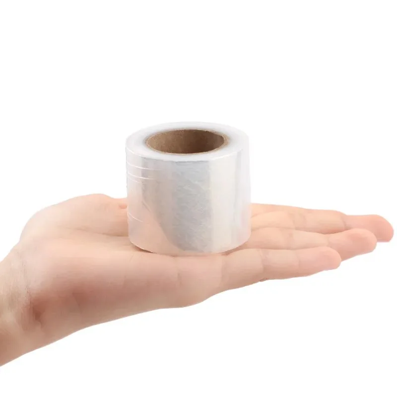 1 ロール 200 メートルプラスチックラップ目用防腐フィルムラッシュリムーバークリアつけまつげエクステンション永久女性メイクツール