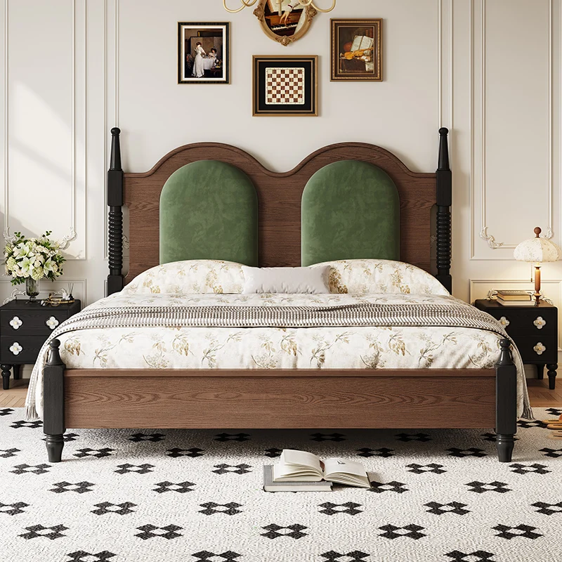 

Bedroom Headboards Bed Sleeping Double Floor Modern Design Girls Bed Wooden Beauty Letto Matrimoniale Lounge Suite Furniture