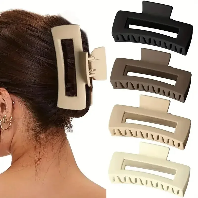 Donne coreane ragazze artigli per capelli in plastica fermagli per capelli copricapo di grandi dimensioni tornante granchio Barrette ornamento di moda accessori per capelli