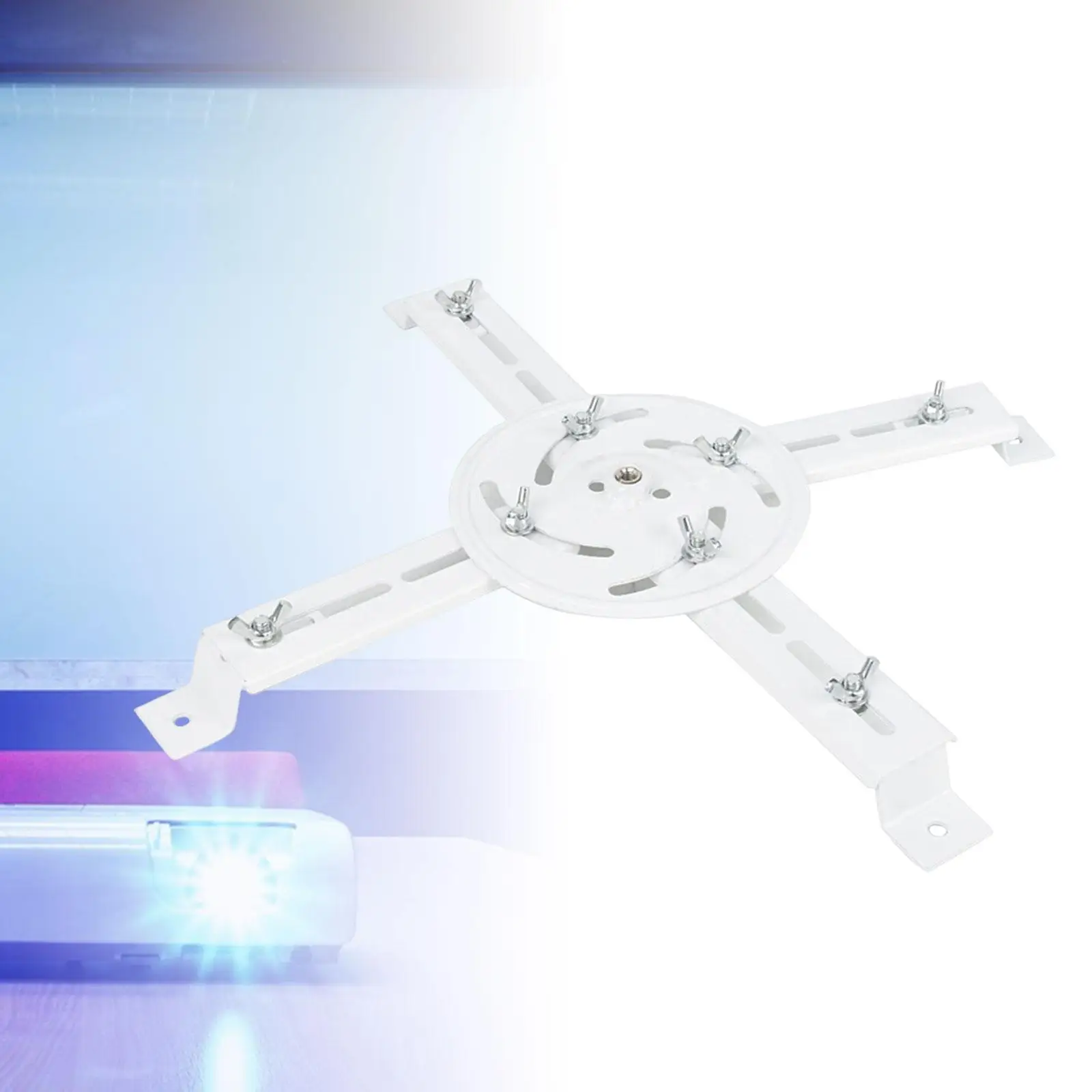 Wall Mounted Ceiling Mount Adjustable Universal Projector Bracket Wall Support Projector Mount Bracket for Office Bedside Home