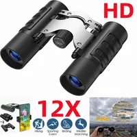 High Resolution Binoculars Telescope Long Range HD Powerful Super Zoom BAK4 FMC Compact Optics For Outdoor Sports Camping Hiking