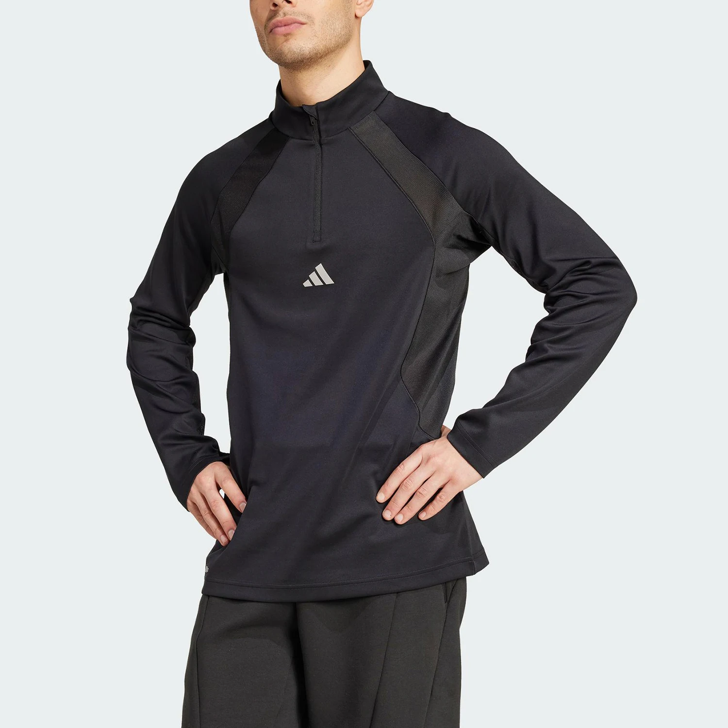 

Adidas Originals 2025 Мужская летняя спортивная футболка с длинным рукавом для тренировок KC3328