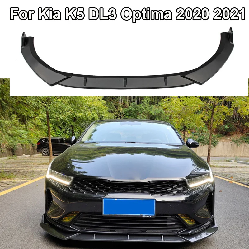 

Splitter Deflector For Kia K5 DL3 Optima 2020 2021 Tuning Lower Splitter Deflector Protector Under Front Bumper Lip Chin Kit