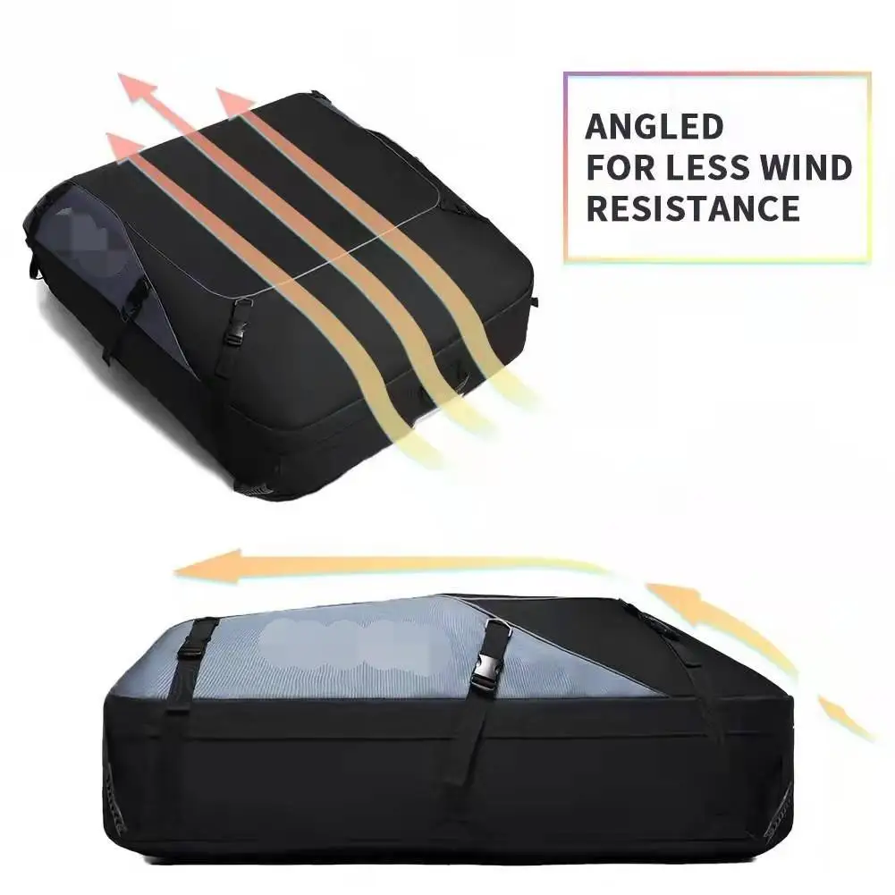 

Car Cargo Roof Bag Waterproof Auto Rooftop Luggage Carrier Storage Bag 600D Oxford Car SUV Van Foldable Roofs Bags