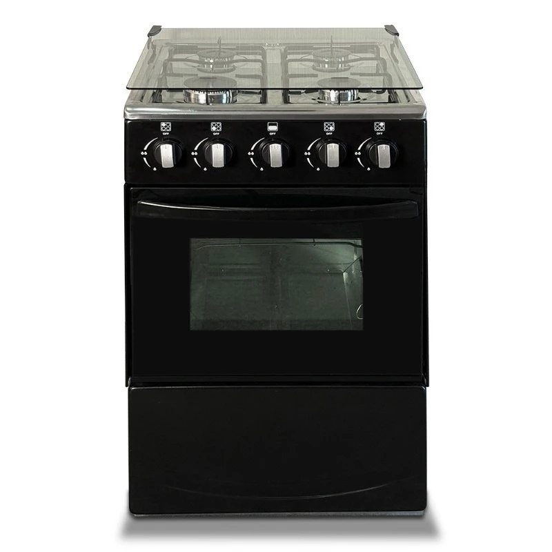 Outlet four-gas burner stove with gas oven Manual ignition and flameout oven