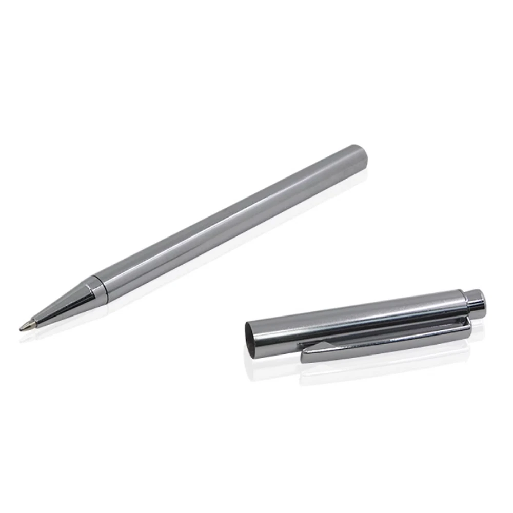 Metal Pen Through Paper Magic Trick - Real Pen Writing Function Close Up Illusion Prop for Street Party No Skill Needed