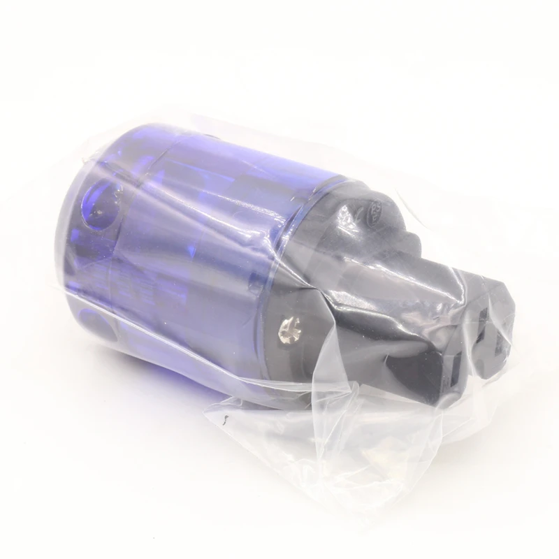 C037R 2 قطعة جودة عالية الروديوم مطلي الشكل 8 IEC أنثى المقبس التوصيل HIFI IEC موصل