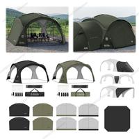 Camping Garden Dome Shelter PU3000MM Sun Shelter Tent 150D Oxford Fabric Waterproof Outdoor Beach Sunshade Canopy for 8+People