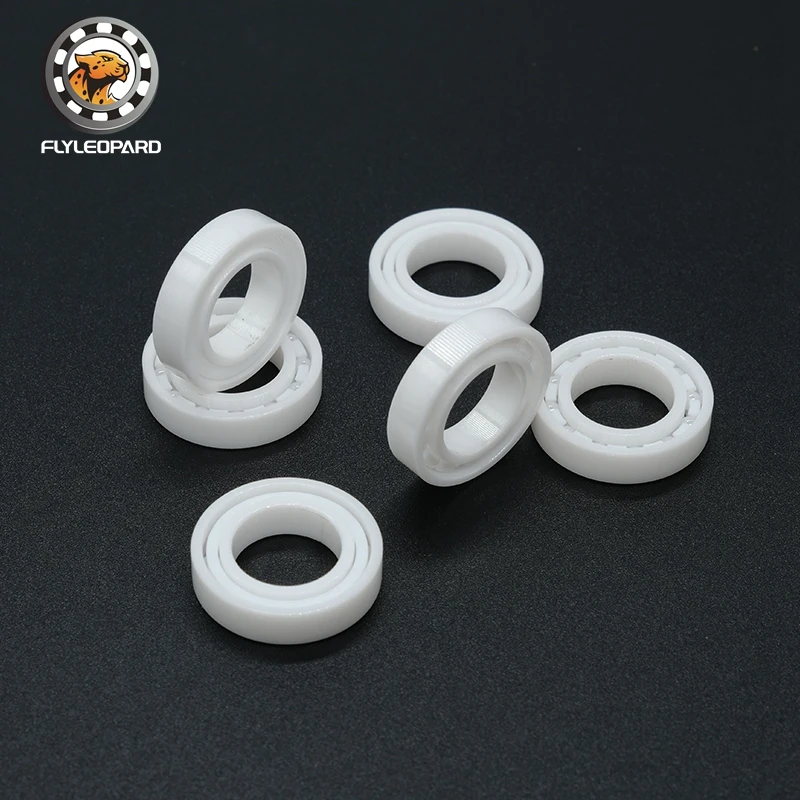 (5PCS) 6801CE 12X21X5 mm Full Ceramic Bearing ZrO2 Material All Zirconia Ceramic 6801 Ball Bearing 6801CE