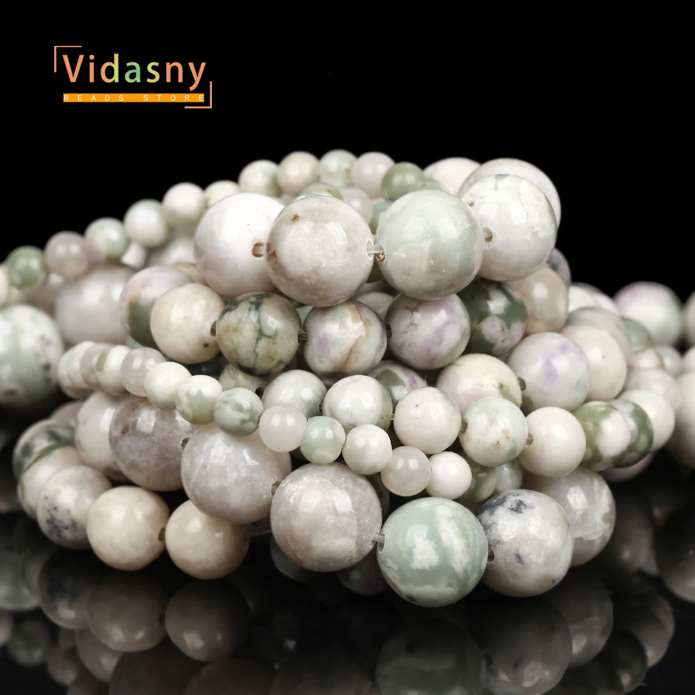 4/6/8/10mm Natursteinperlen Chalcedon Runde Perlen für Schmuckherstellung Runde lose DIY-Accessoires Armband Halskette – Detail 4