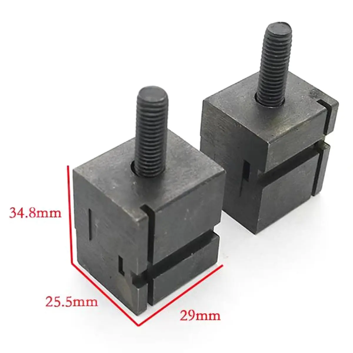 AT16 2PCS Clamp for DEFU 368A Key Cutting Machine Key Duplicating Key Copy Machine Fixture Parts Locksmith Tools