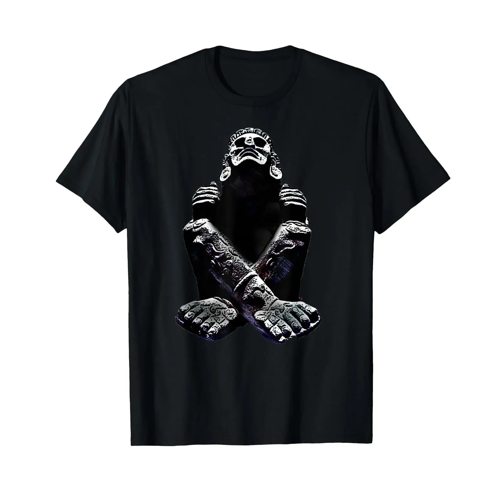 Xochipilli Aztec God T Shirt vintage Washed Comfortable designer clothes Casual Breathable Unisex Soft Top For Everyday Wear