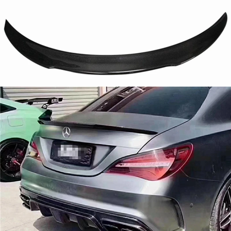 

For Mercedes-Benz CLA W117 CLA180 CLA200 CLA250 CLA260 CLA45 Carbon Fiber Rear Trunk Wing Spoiler FD Style 2014 - UP