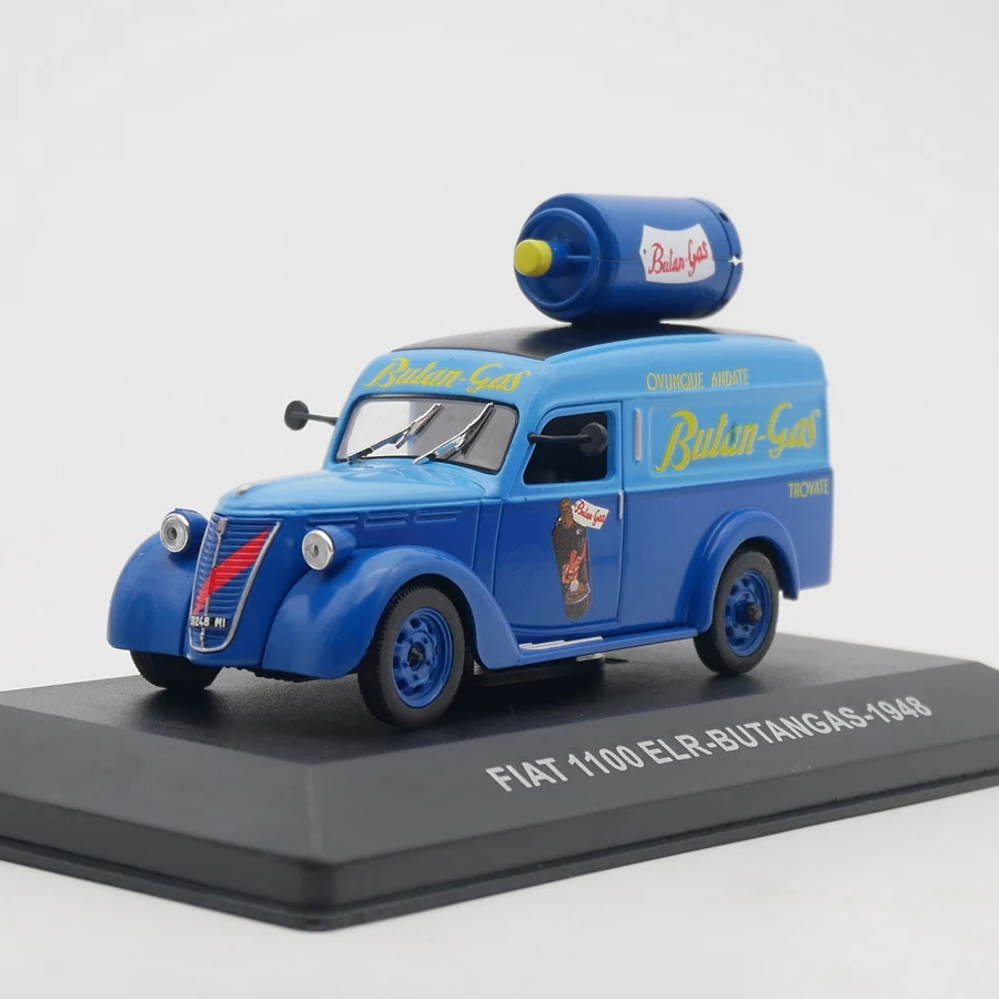 

Коллекционная модель автомобиля Ixo 1:43 FIAT 1100 ELR BUTANGAS 1948, литая под давлением