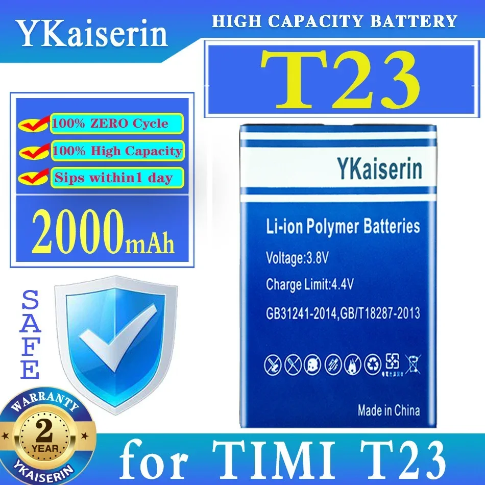 

YKaiserin Battery 2000mAh for TIMI T23